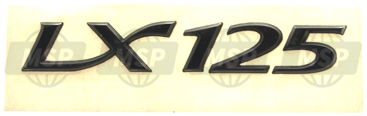 656223, "LX125" Label, Piaggio, 1