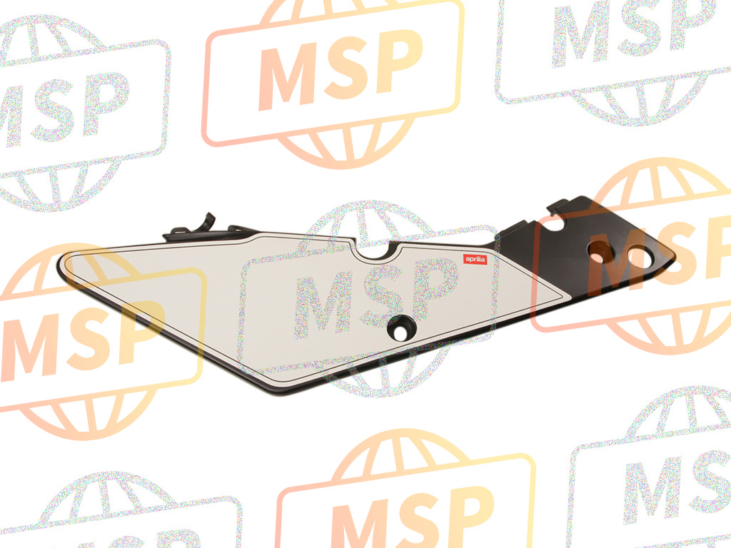 AP8184590, Rh Side Panel. Black, Piaggio, 1