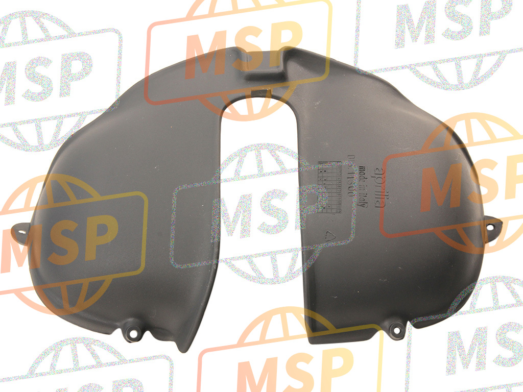 AP8226436, Front Splash Guard, Grey, Piaggio, 2