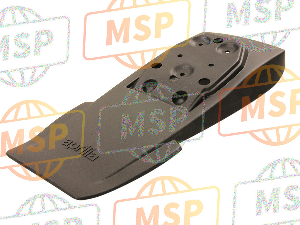 AP8226626, Achter Spat Guard. Zwart, Piaggio, 1