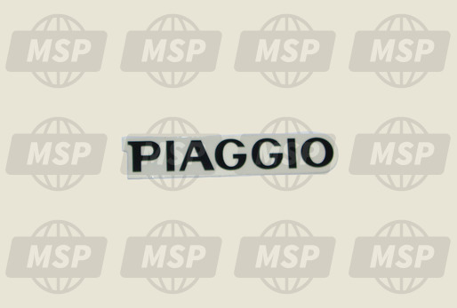 CM000402000N, Schriftzug Piaggio Schwarz ET4, Piaggio, 1