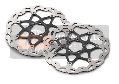 00010000282, Wave Brake Disc Set, KTM, 1