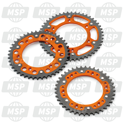 4611005115004, Rear Sprocket Orange 50-T, KTM, 1