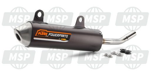 50405979000, 16#125/150 Powercore Silencer, KTM, 1