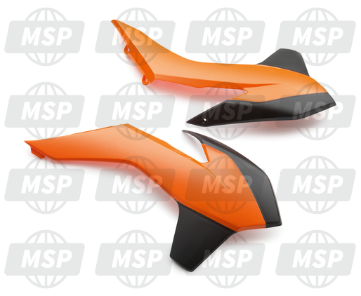 7770805400004, Spoiler Kit Oranje, KTM, 1