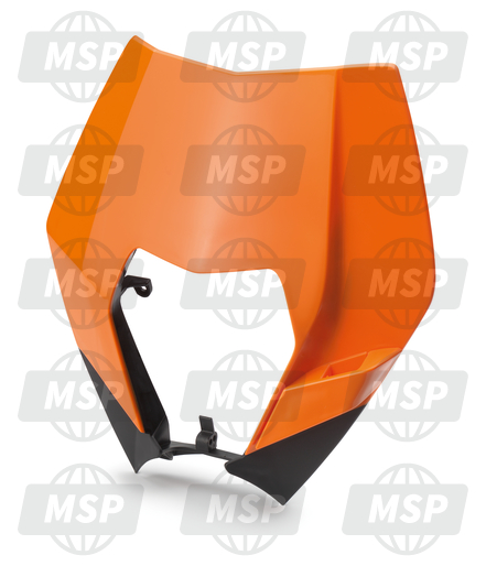 7800800100004, Head Light Mask Orange 08, KTM, 1