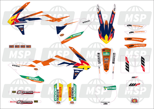 79208990000, Graphic Kit ''Factory Style'', KTM, 1