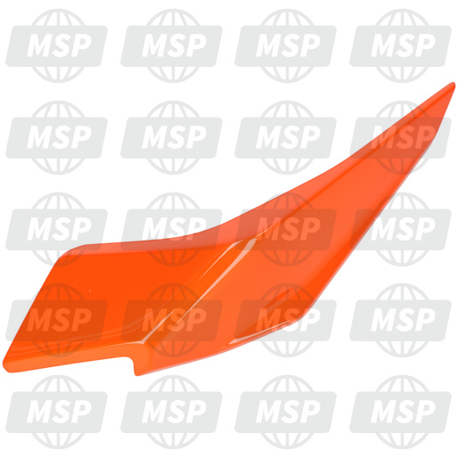 93008001000EB, Side Mask Rght Led Orange, KTM, 1
