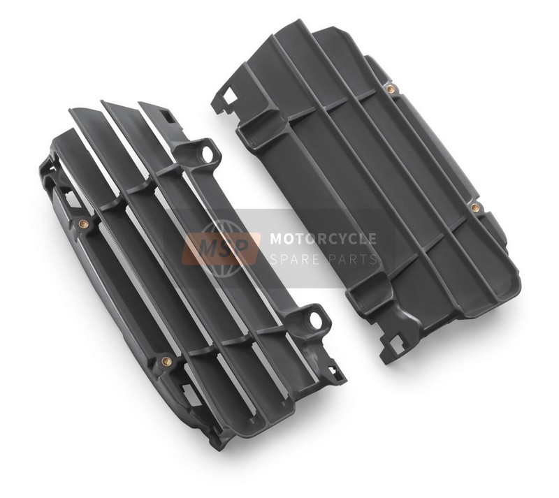 A46035036044C1, Radiator Protection Set, Black, KTM, 1