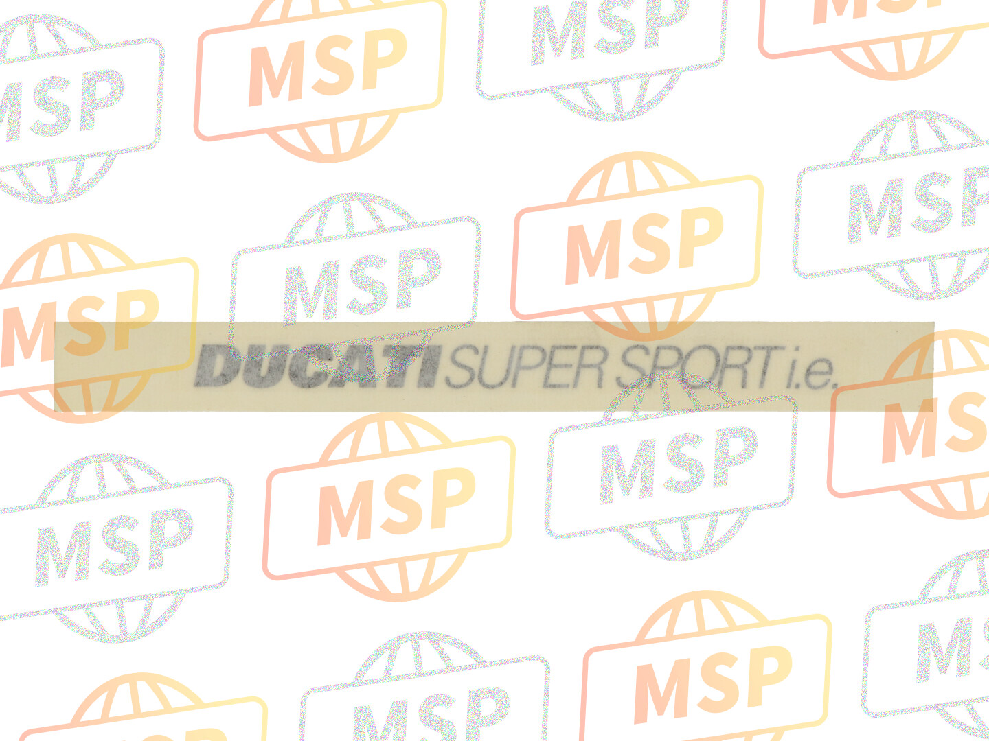 43610301AB, Sticker Supersport I.E.Dark Gray, Ducati, 1