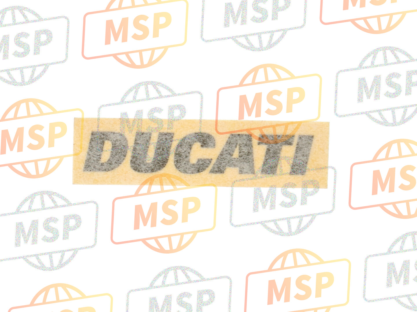 43810961AB, Emblem Ducati Dunkelgrau, Ducati, 1