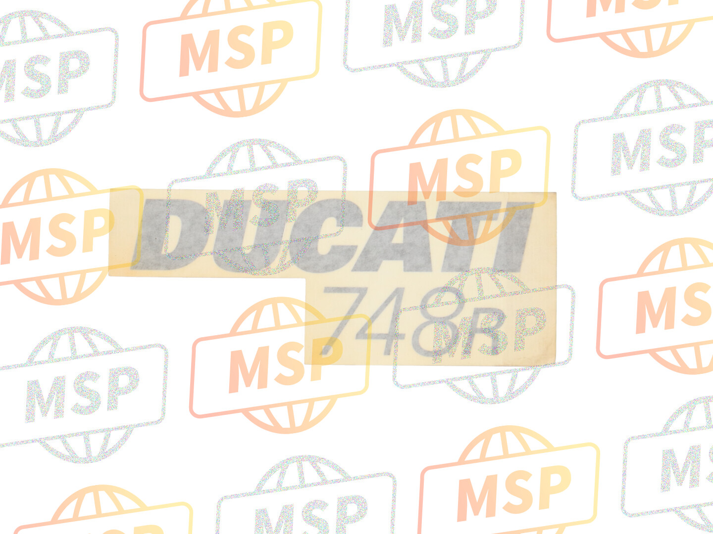 43812531AB, Rechter Aufabziehbild Ducati 748R, Ducati, 1