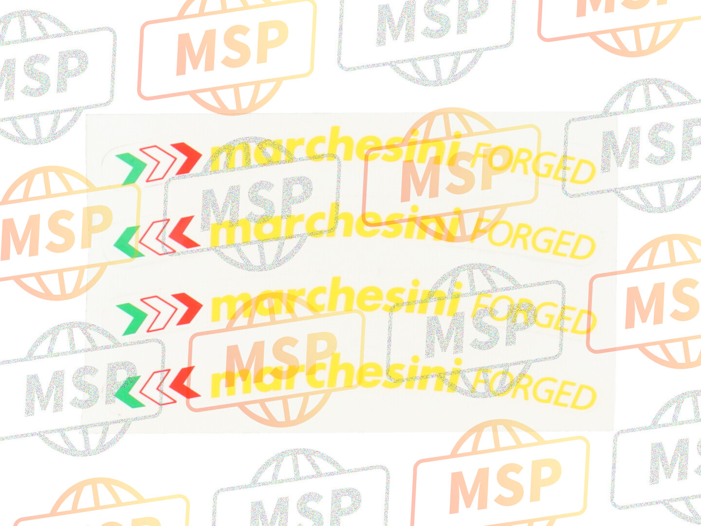 43814551A, Sticker ""Marchesini"" Yello, Ducati, 1