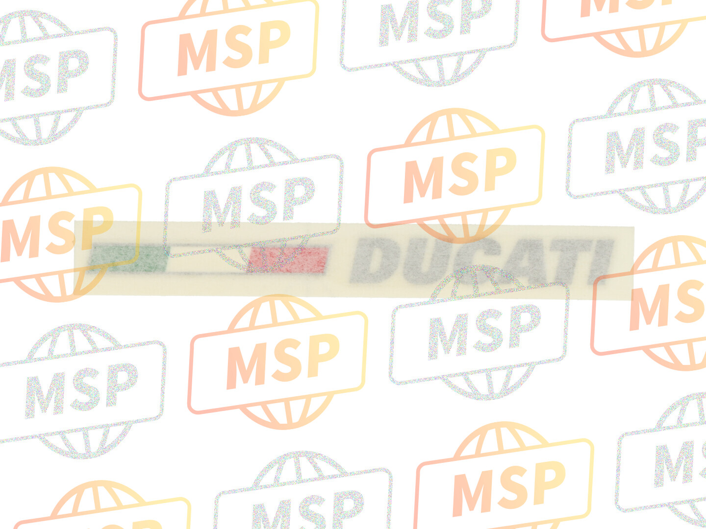 43818951A, Adhesivo Bandera Ita Ducati Derecha, Ducati, 1