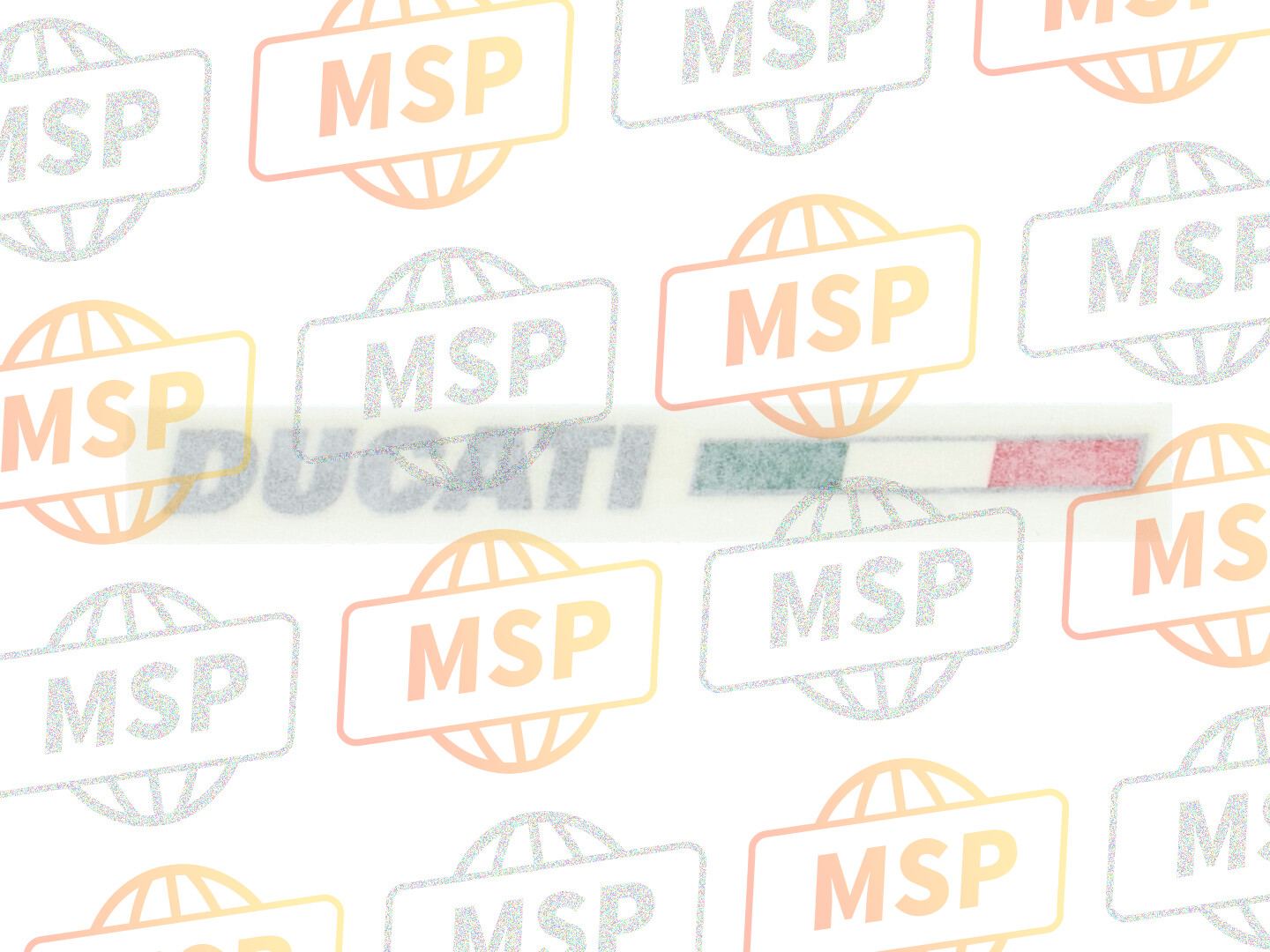 43818961A, Ita Flag Sticker Ducati Lh, Ducati, 1