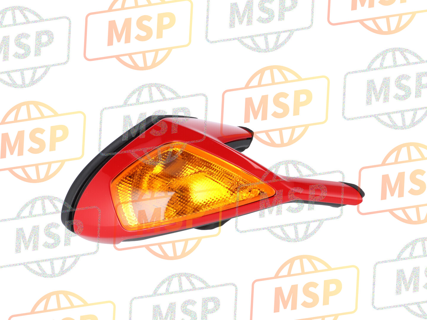 52320091AA, Mirror, Rechtsaf Rood, Ducati, 3