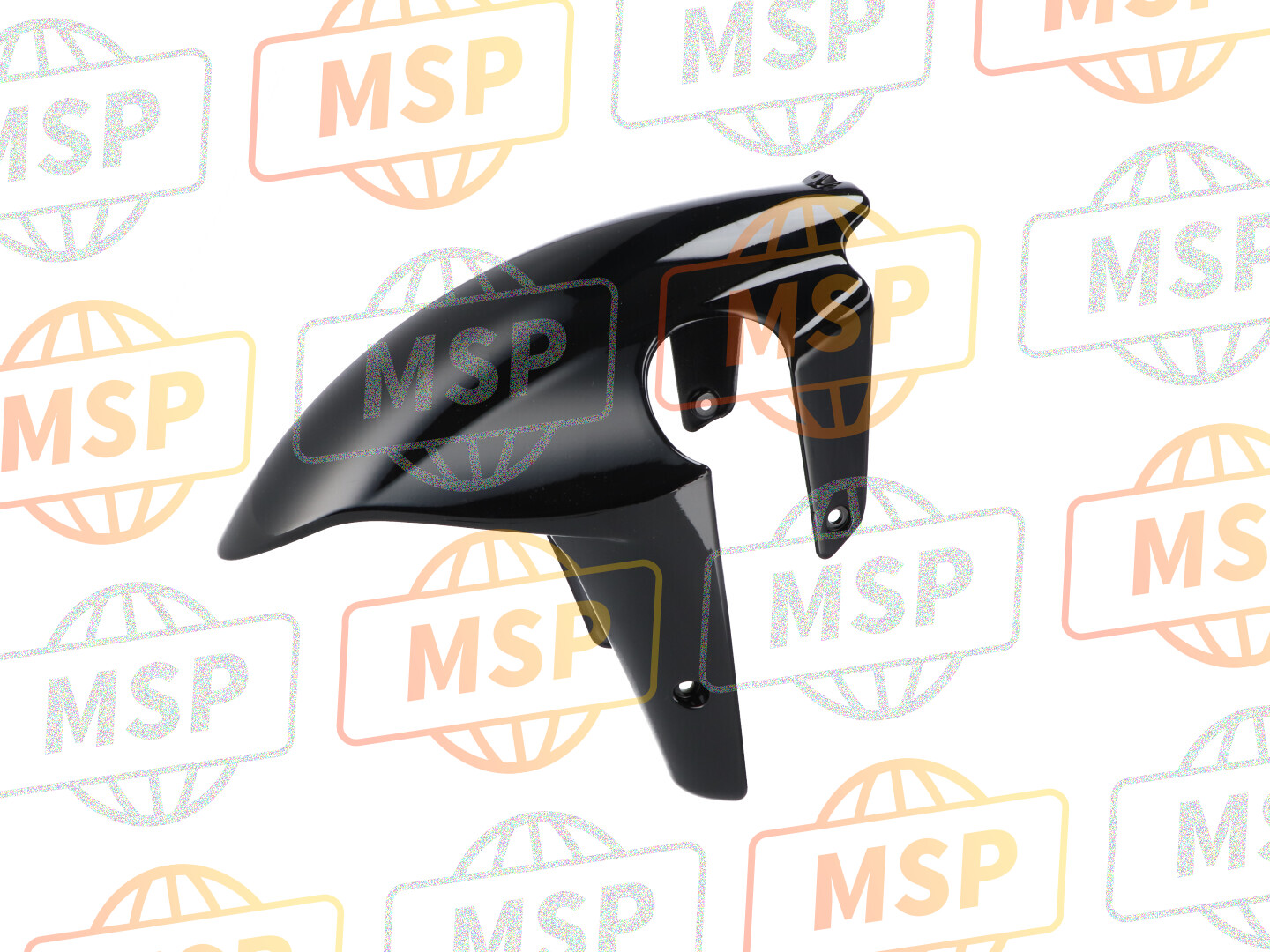 56410421CT, Guardabarros Delantero Negro Lucido, Ducati, 1