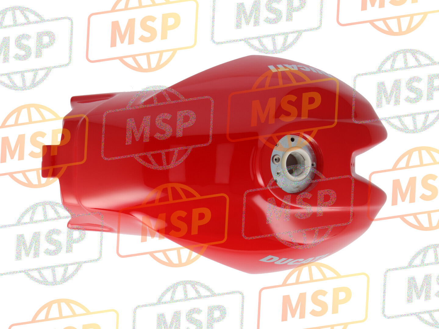 58610441CA, Brandstof Tank, Rood, Ducati, 3