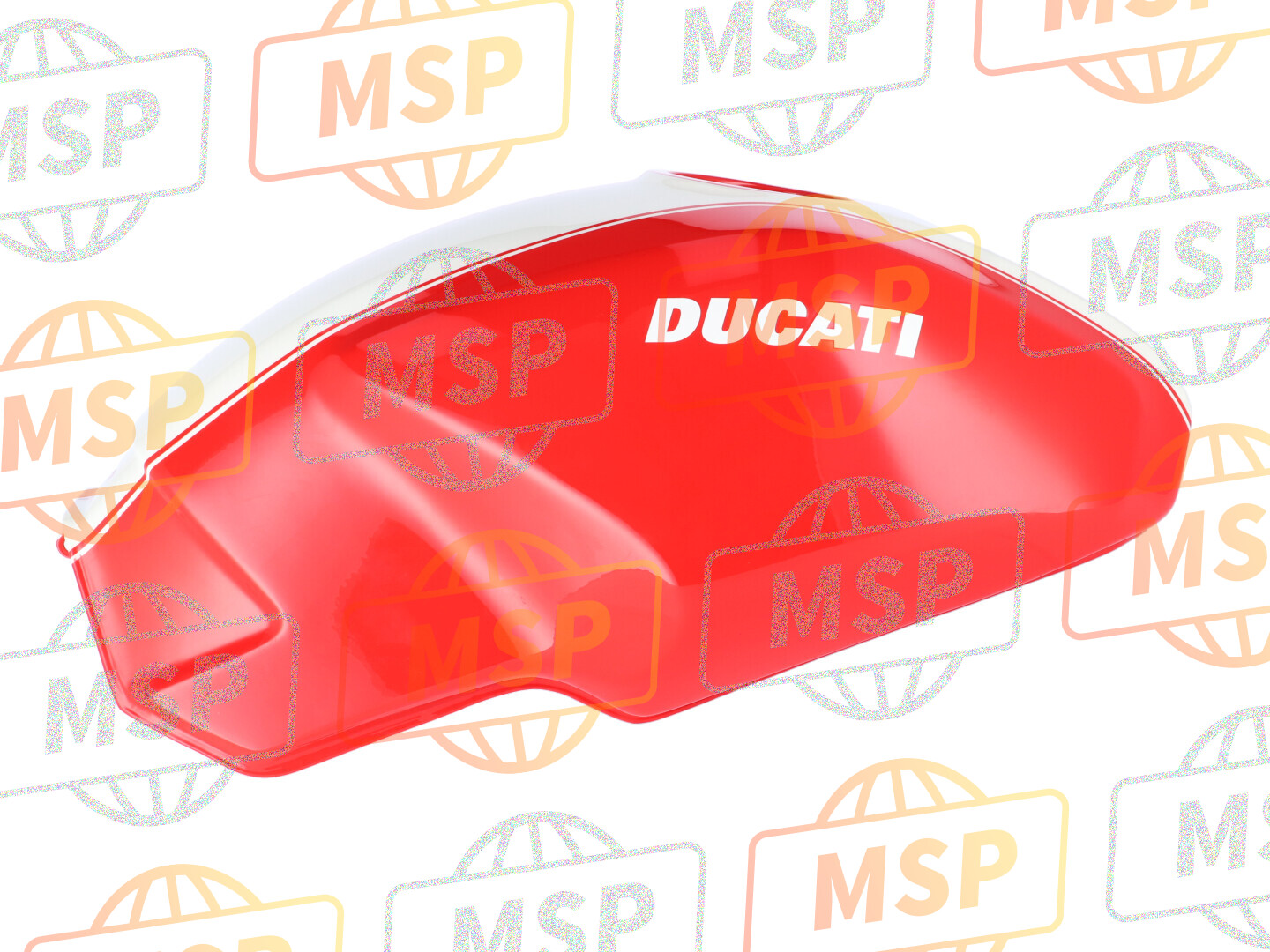 58610441CJ, Fuel Tank Red/white, Ducati, 1