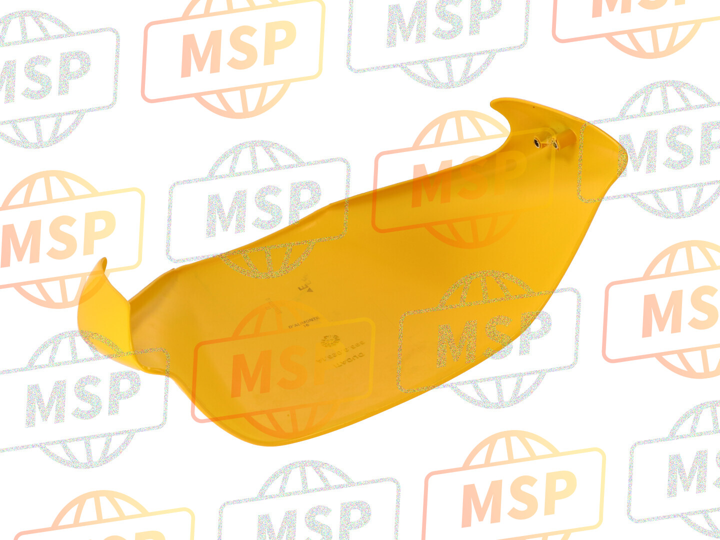 59510252BC, Coperchio Sella Passeggero Giallo, Ducati, 2