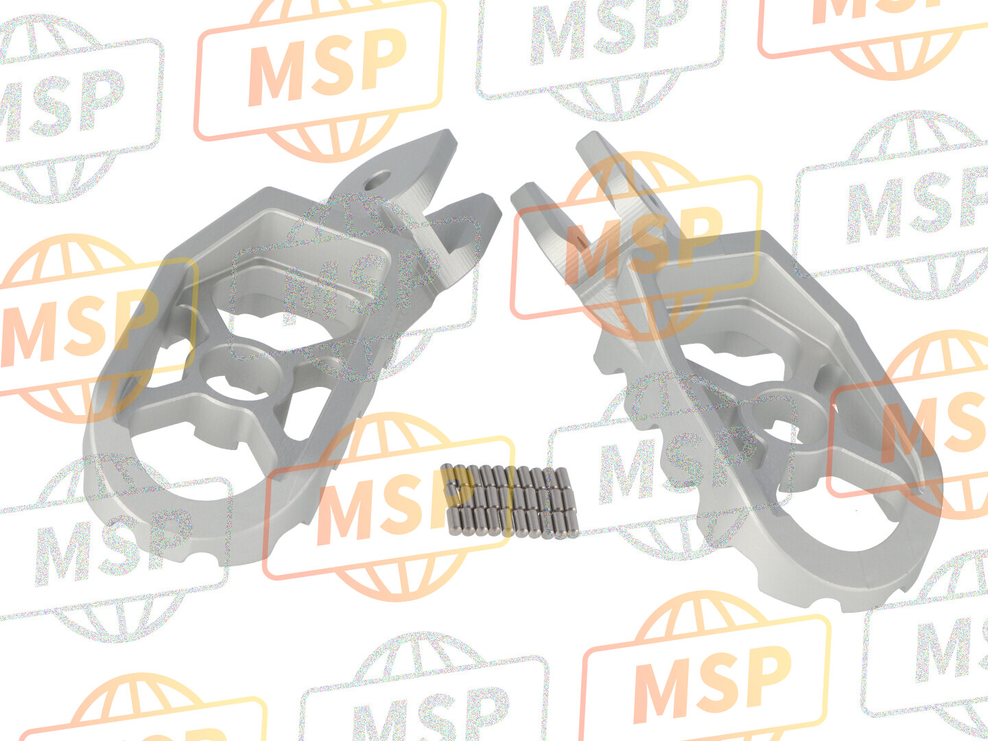 96280211B, Scr Cnc Aluminium Footpeg Set, Ducati, 2