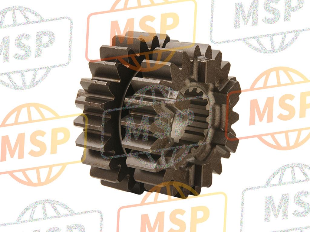 132620586, Gear, Input 3RD&4TH, 22T&24, Kawasaki, 1