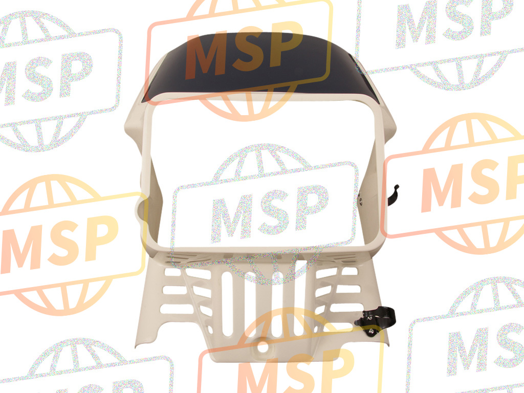 1614650076F, COVER-ASSY, Head Lamp, P. White, Kawasaki, 1