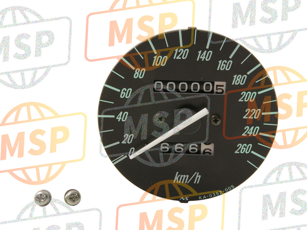 250051691, Tachometer,Km/h, Kawasaki, 1