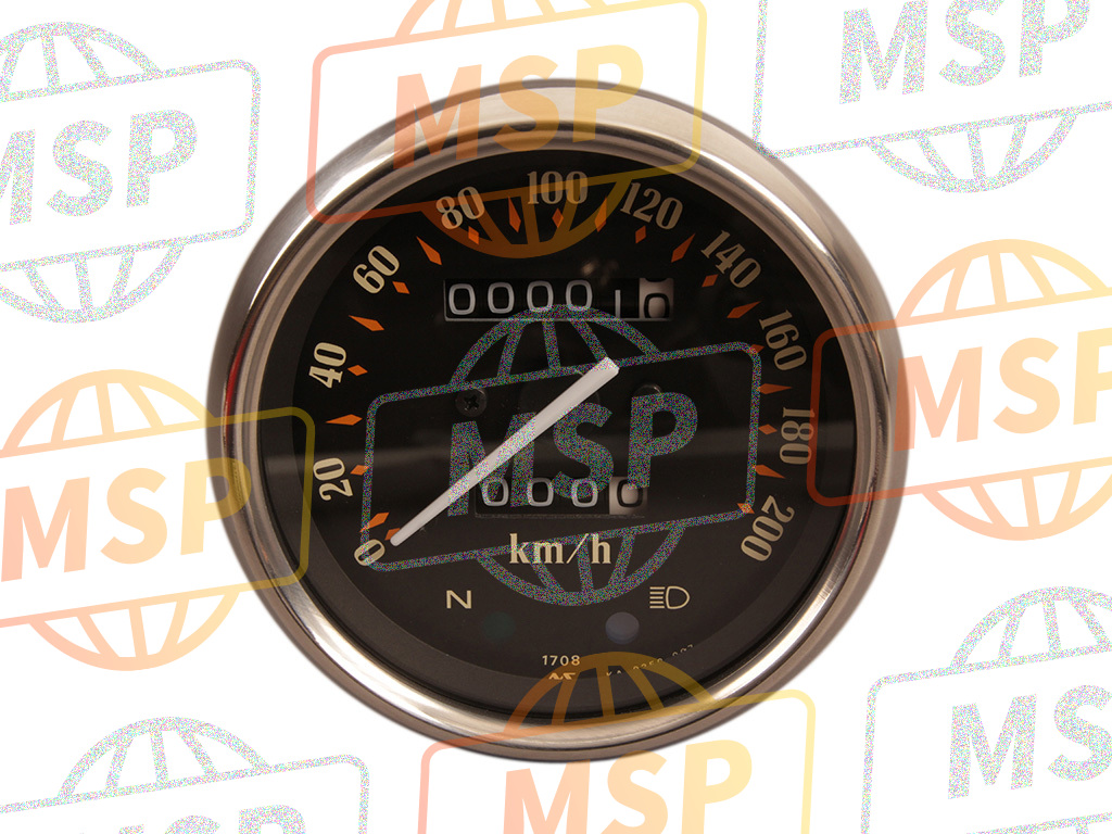 250051708, Tachometer,Km/h, Kawasaki, 1