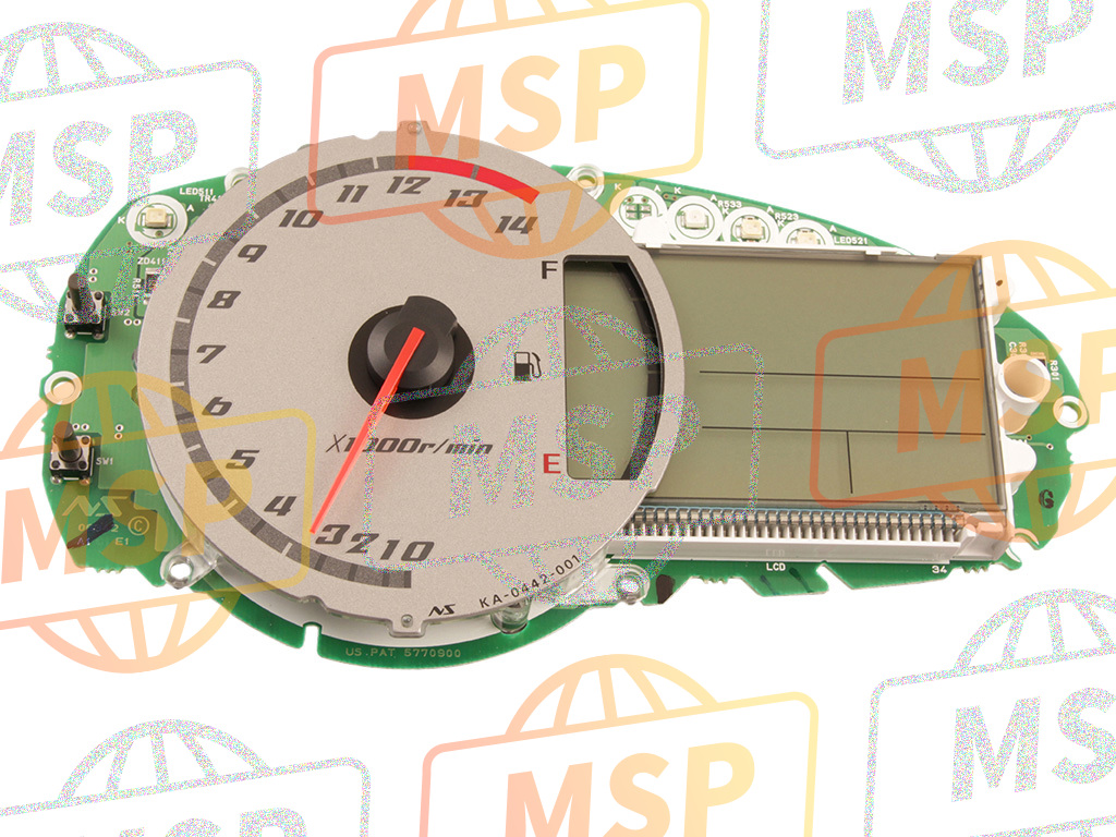 280110076, Meter,Tacho&Lcd, Kawasaki, 1