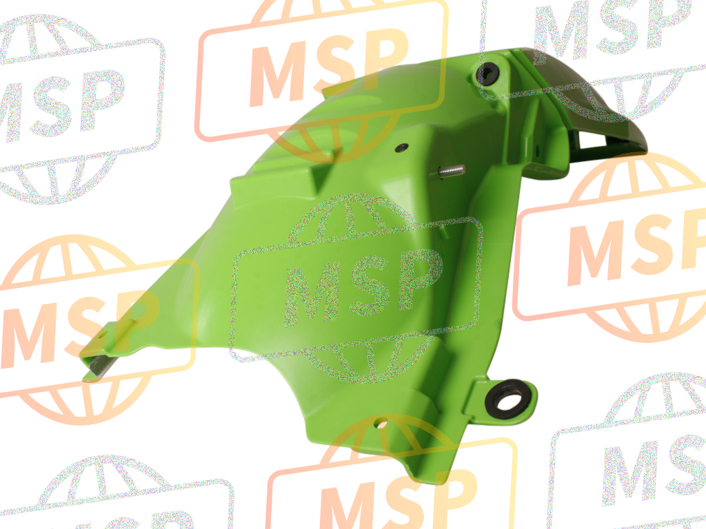 350220046290, FENDER-COMP-REAR, L.Green, Kawasaki, 2