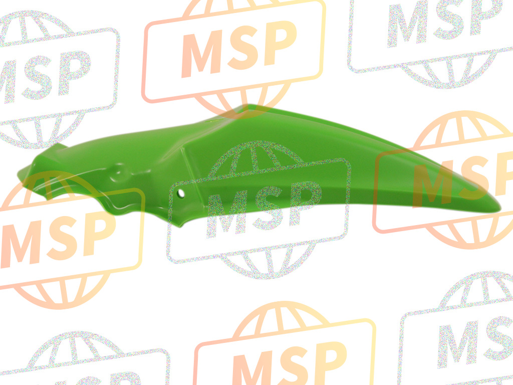 350221353290, FENDER-COMP-REAR, L.Green, Kawasaki, 2