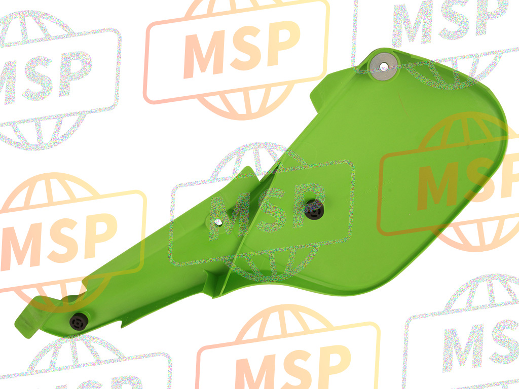 3601050716W, Seitendeckel Gruen, Kawasaki, 2