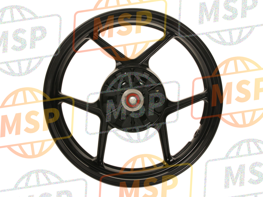 410730153QT, WHEEL-ASSY, Rr, G.Black, Kawasaki, 2