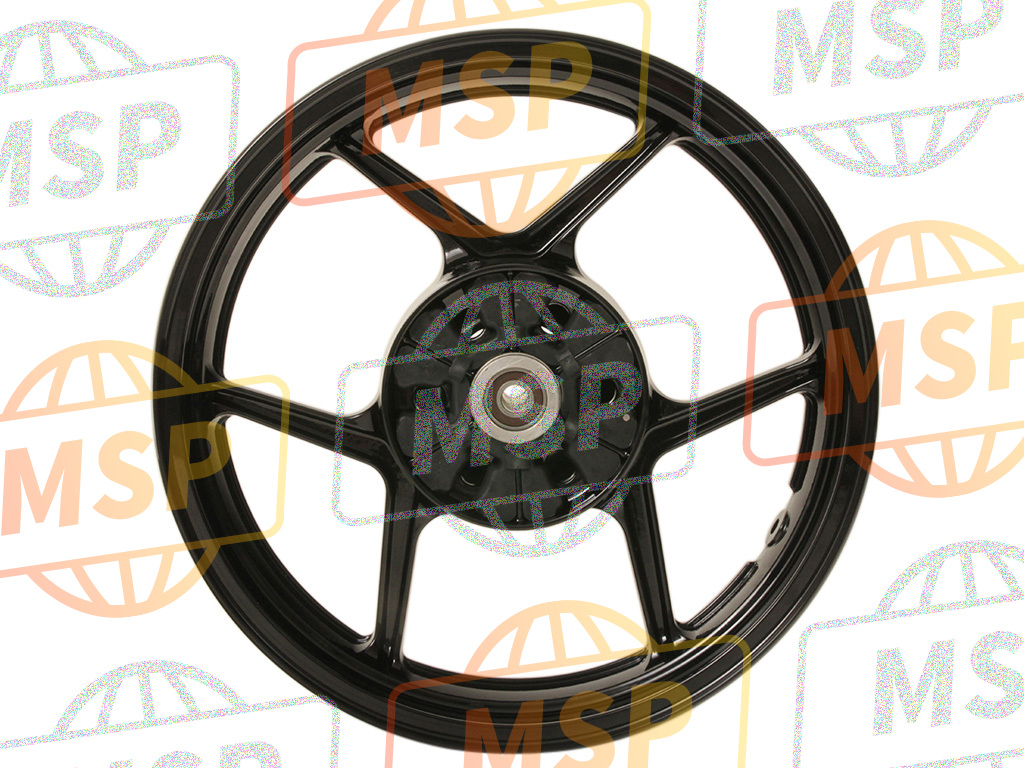 410730179QT, WHEEL-ASSY, Rr, G.Black, Kawasaki, 2