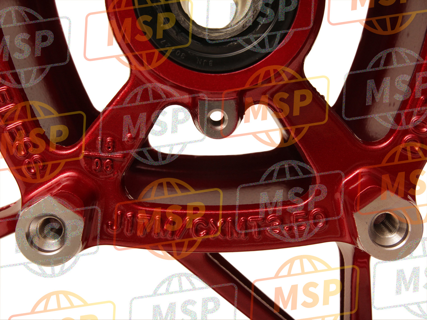 41073071335W, WHEEL-ASSY,Fr,M.Red, Kawasaki, 3