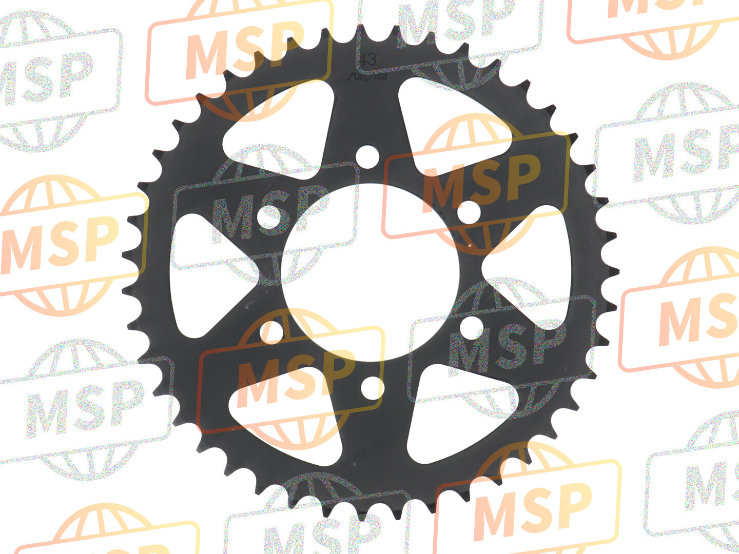 420410010, SPROCKET-HUB, 43T, Kawasaki, 2