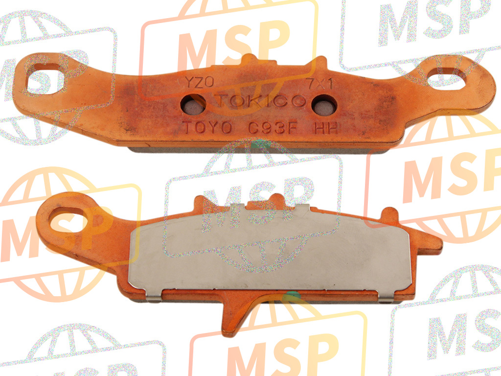 430820077, PAD-ASSY-BRAKE, Fr, Lh, Kawasaki, 2