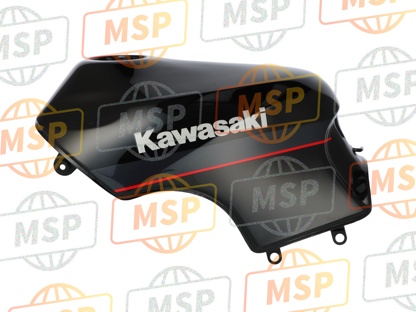 510025167H8, Benzintank Schwarz, Kawasaki, 2