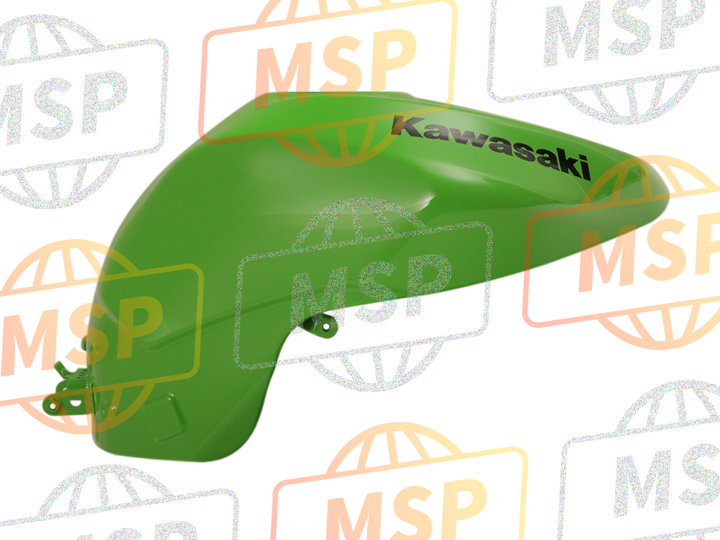 510865334777, TANK-COMP-FUEL, L.Green, Kawasaki, 1