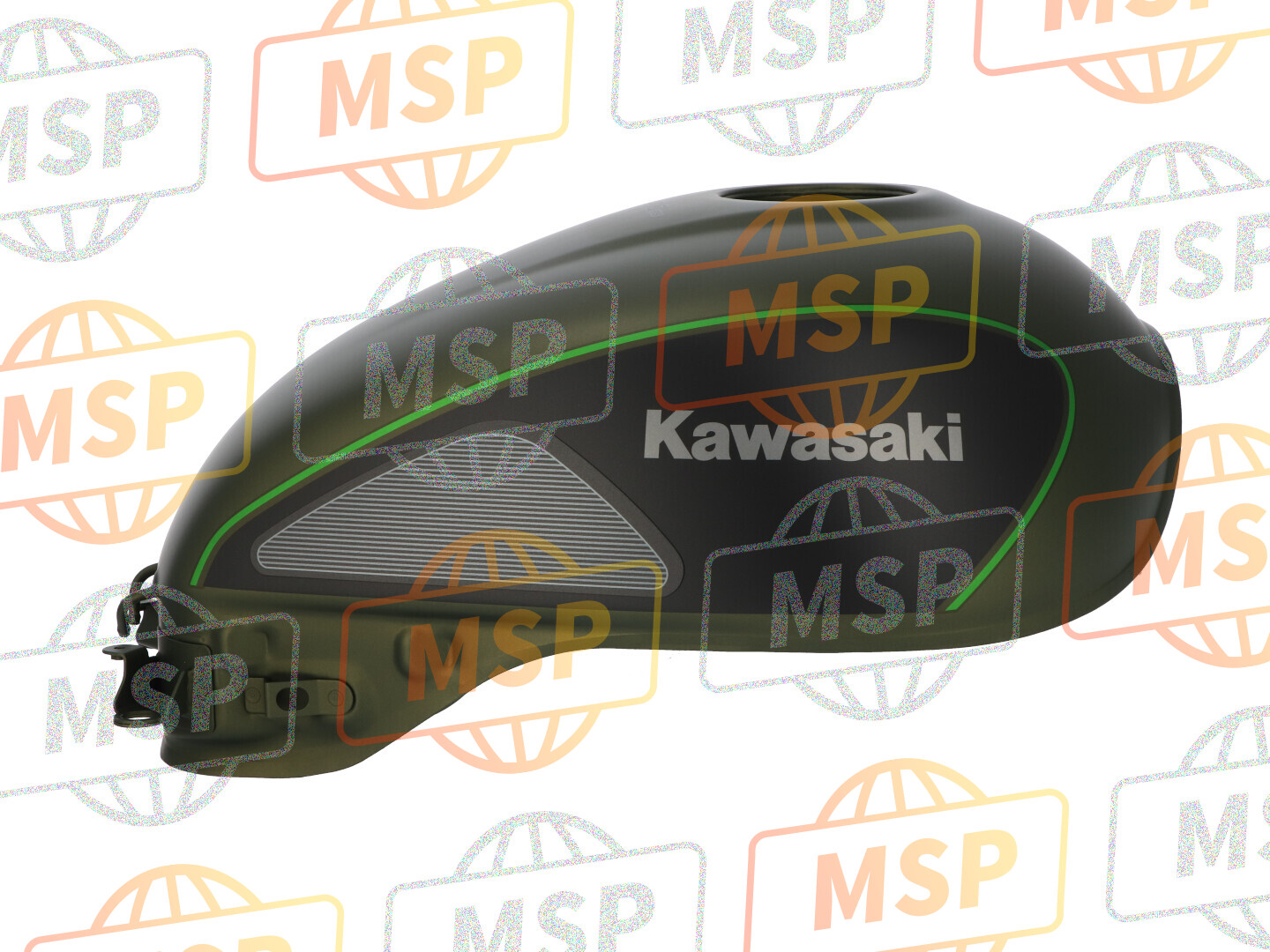 510905200J01, TANK-COMP-FUEL,M.M.C.Khaki, Kawasaki, 1