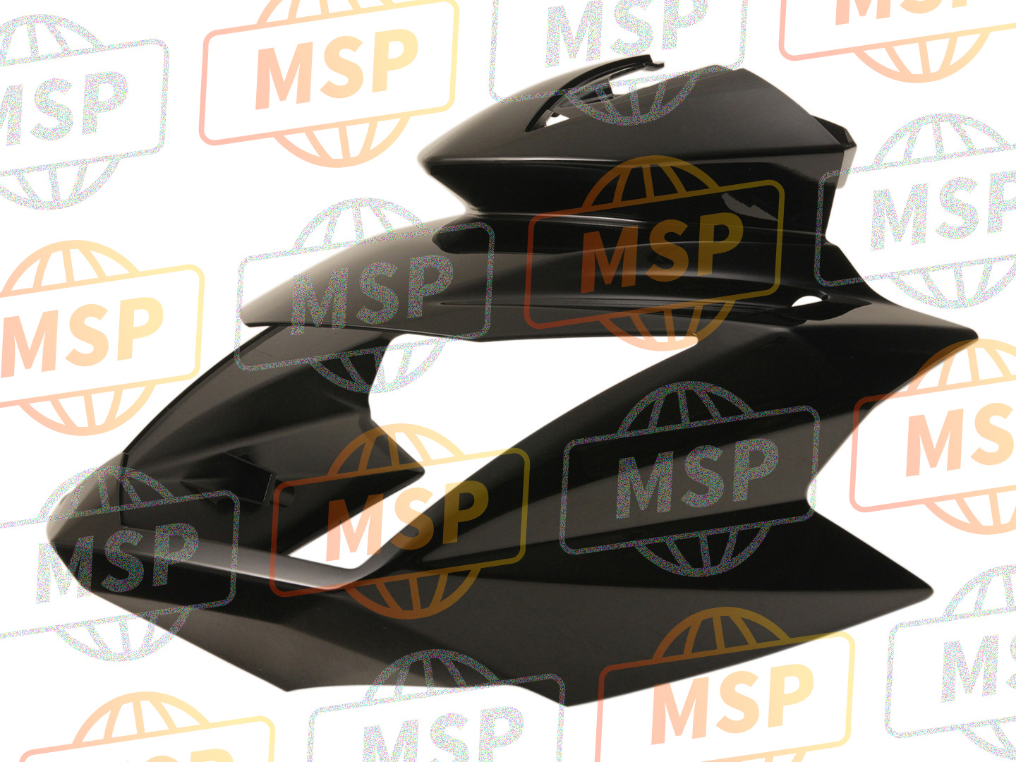 55028014717K, Cowling, Upp, M.D, Black, Kawasaki, 2