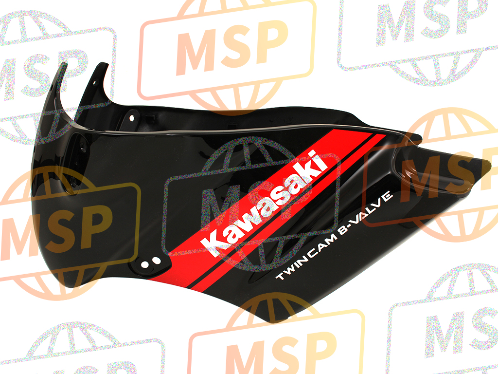 550285393H8, Cowling,Upp,Ebony, Kawasaki, 3