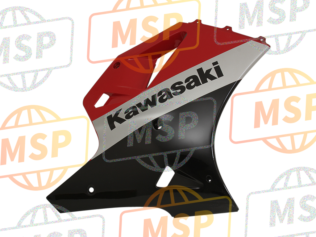 550485391J3, Flanc Caren D ZX750 H, Kawasaki, 1