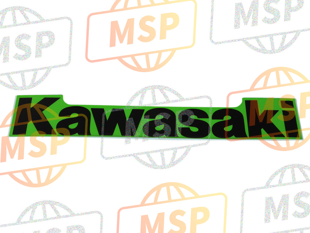 56014S030913, Emblem,Kawasaki,,Black/green, Kawasaki, 1