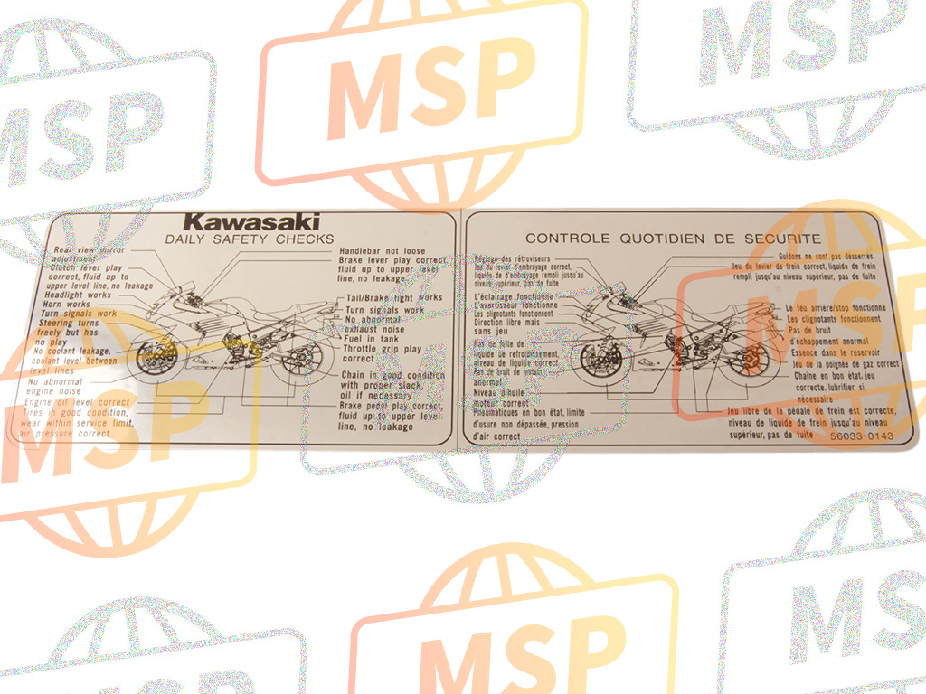 560330143, LABEL-MANUAL,Dailysafety, Kawasaki, 1