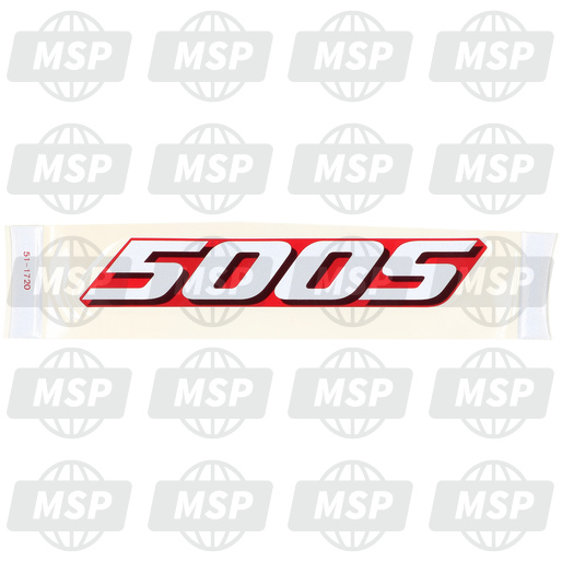 560511720, Mark,Side Cover,500S, Kawasaki, 1