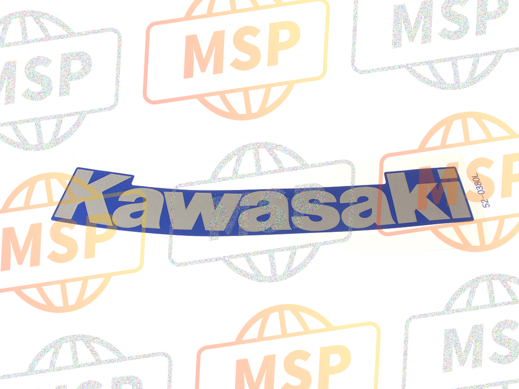 560520380, Kawasaki Emblem Tank,Li, Kawasaki, 1