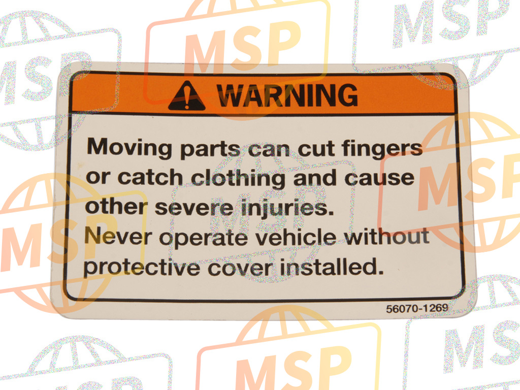 560701269, LABEL-WARNING, Cvt Cov, Kawasaki, 1