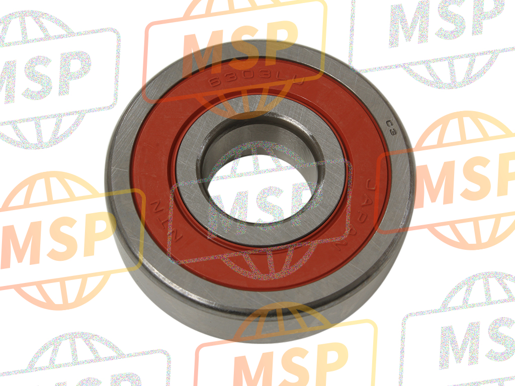 601B6303UU, BEARING-BALL, #6303UUC, Kawasaki, 1